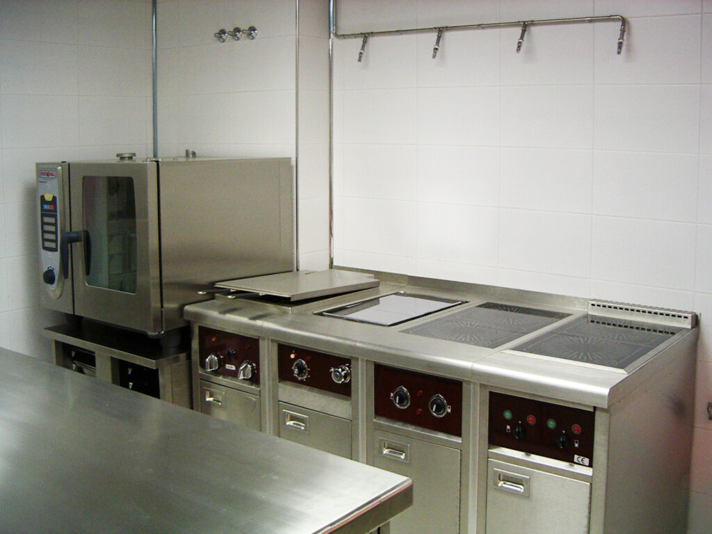 Zona de calor cocina Caja Navarra