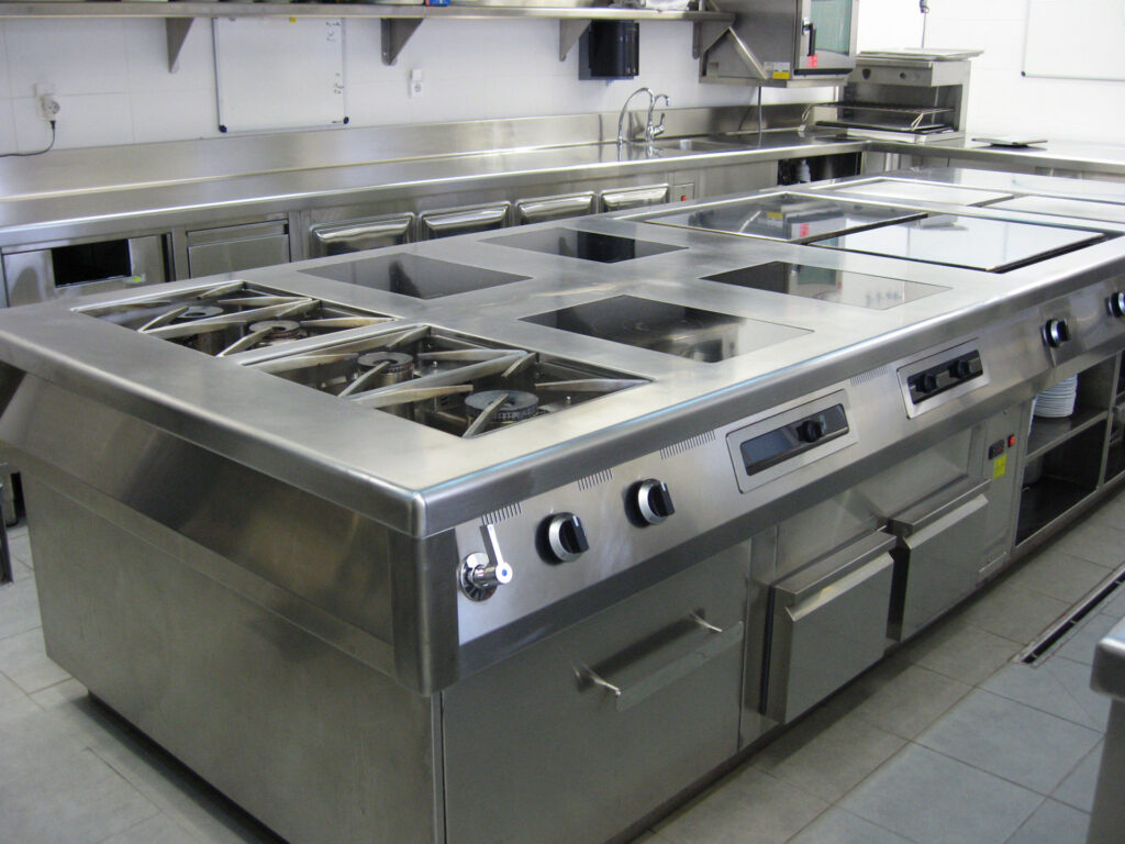 Vista cocina casino de Madrid