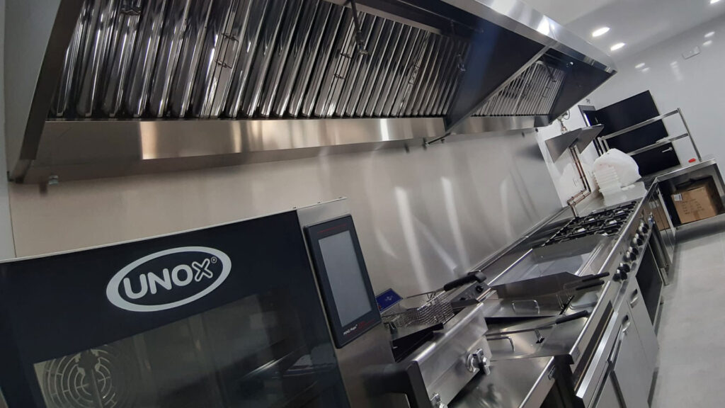 Extracción y calor Cocina cervecería