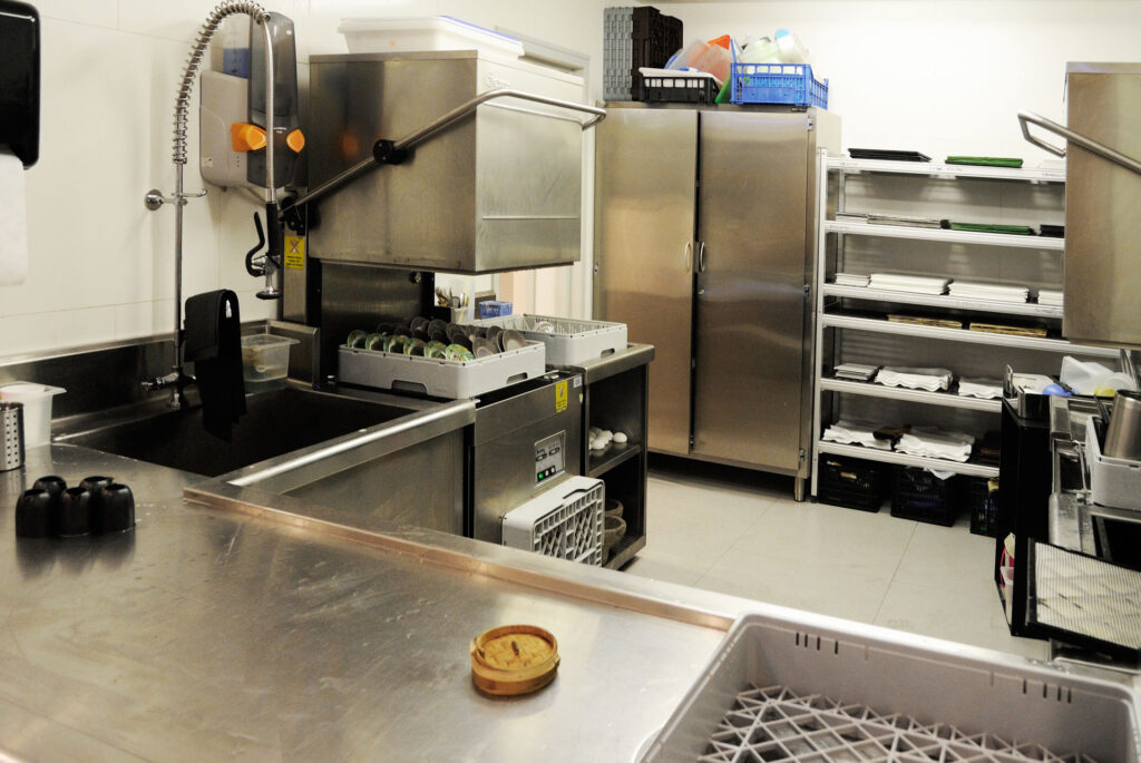 Sistema lavado de platos cocina Diverxo