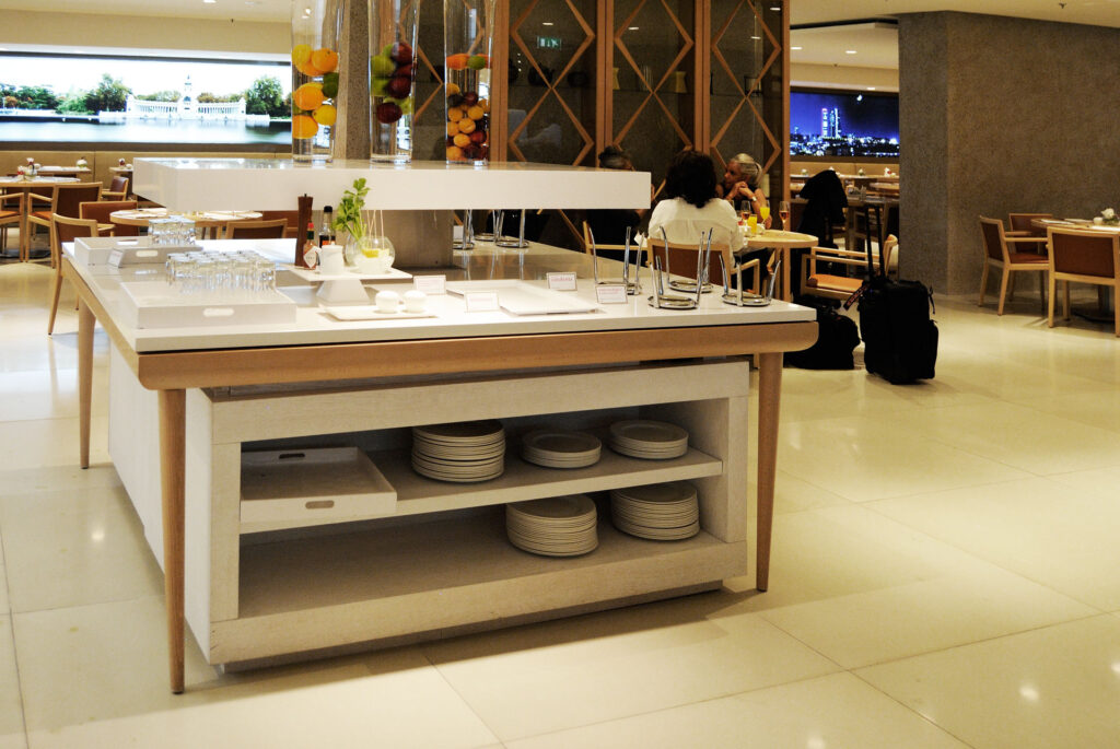 Detalle mesa Hotel NH Eurobuilding