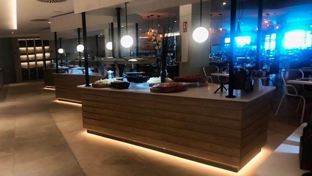 Detalle encimera Hotel Playa Bonita