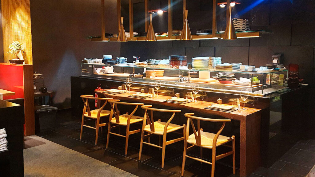 Expositor cocina Sushi Bilbao